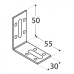 Úhelník stavitelný   50x55x30x2,0  (KRD1)